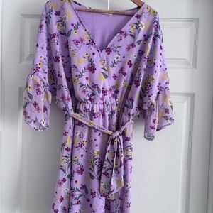 Rokoko Lavender Floral Dress